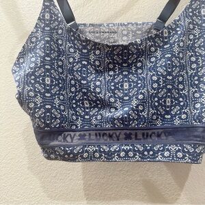 Lucky Brand Navy Floral bralette